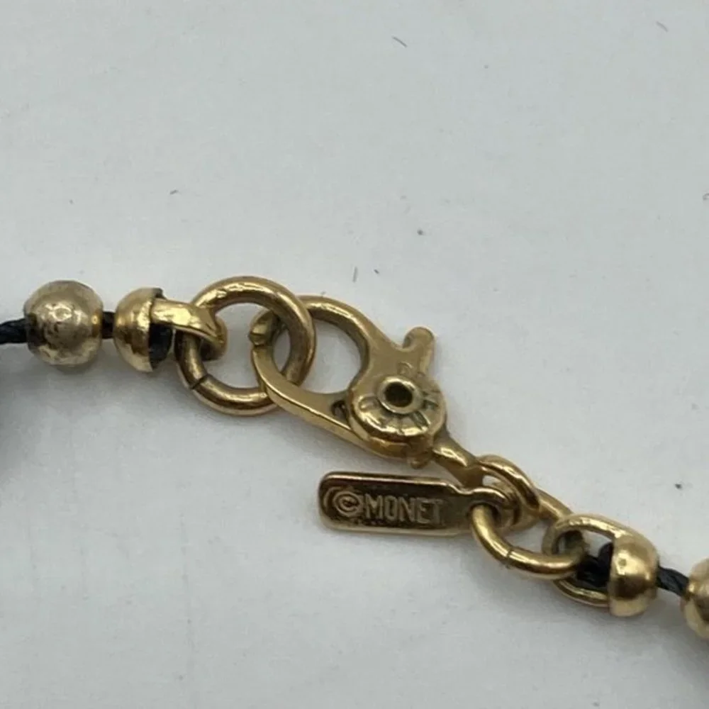 Monet Black Gold‎ Tone Beads 18